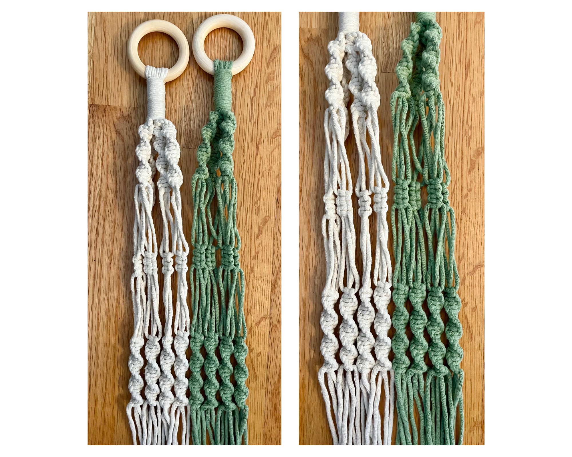 Macrame Plant Hanger | DOUBLE