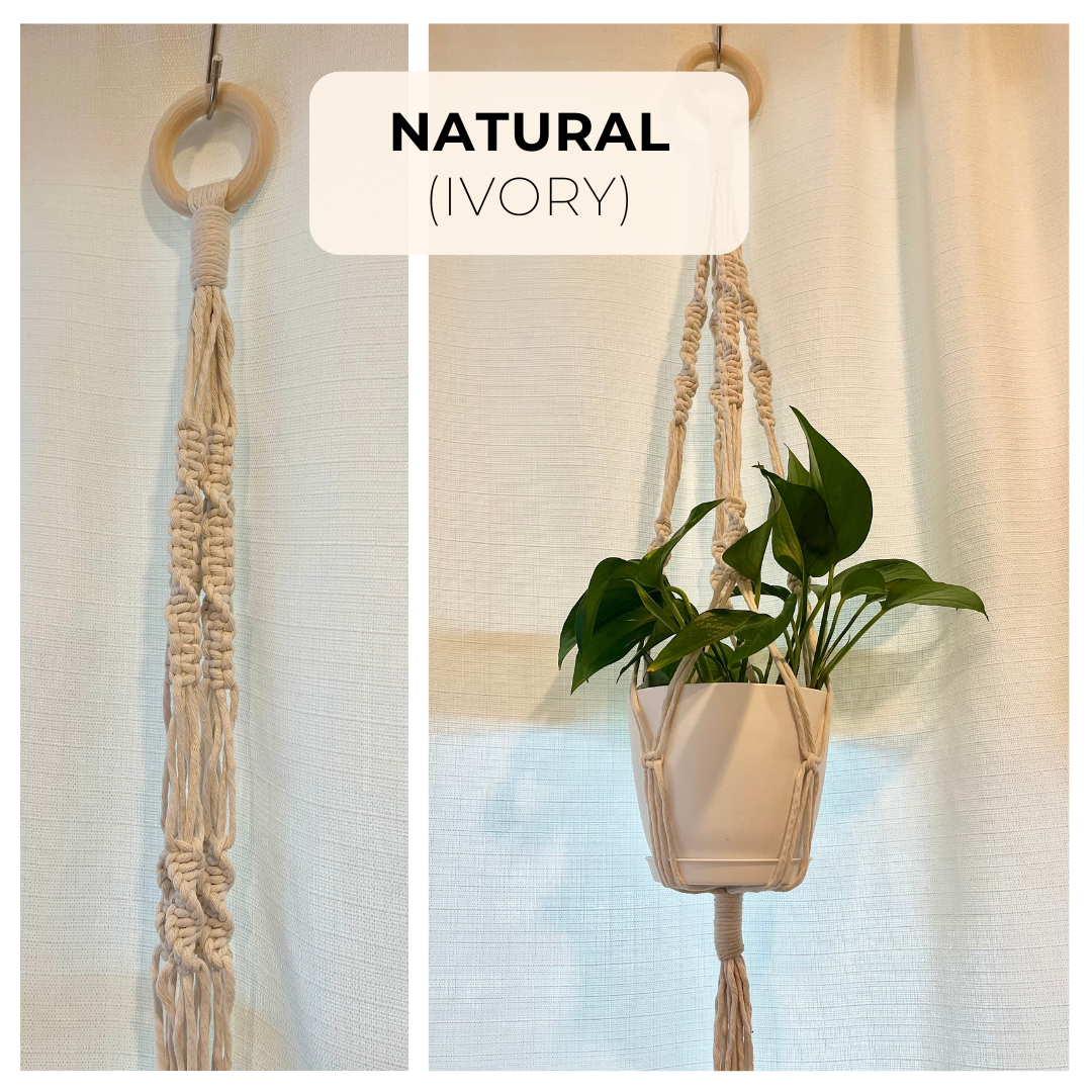 Macrame Plant Hanger | PETITE