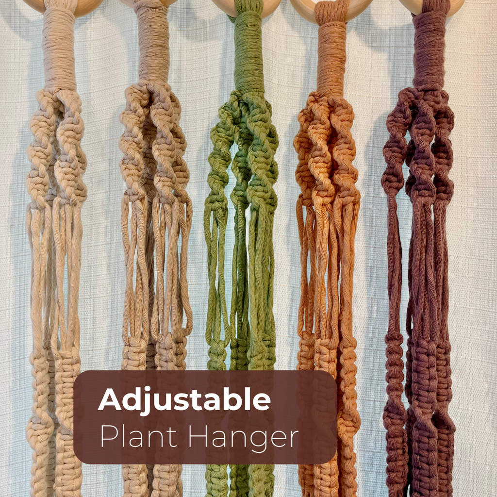 Macrame Plant Hanger | ADJUSTABLE