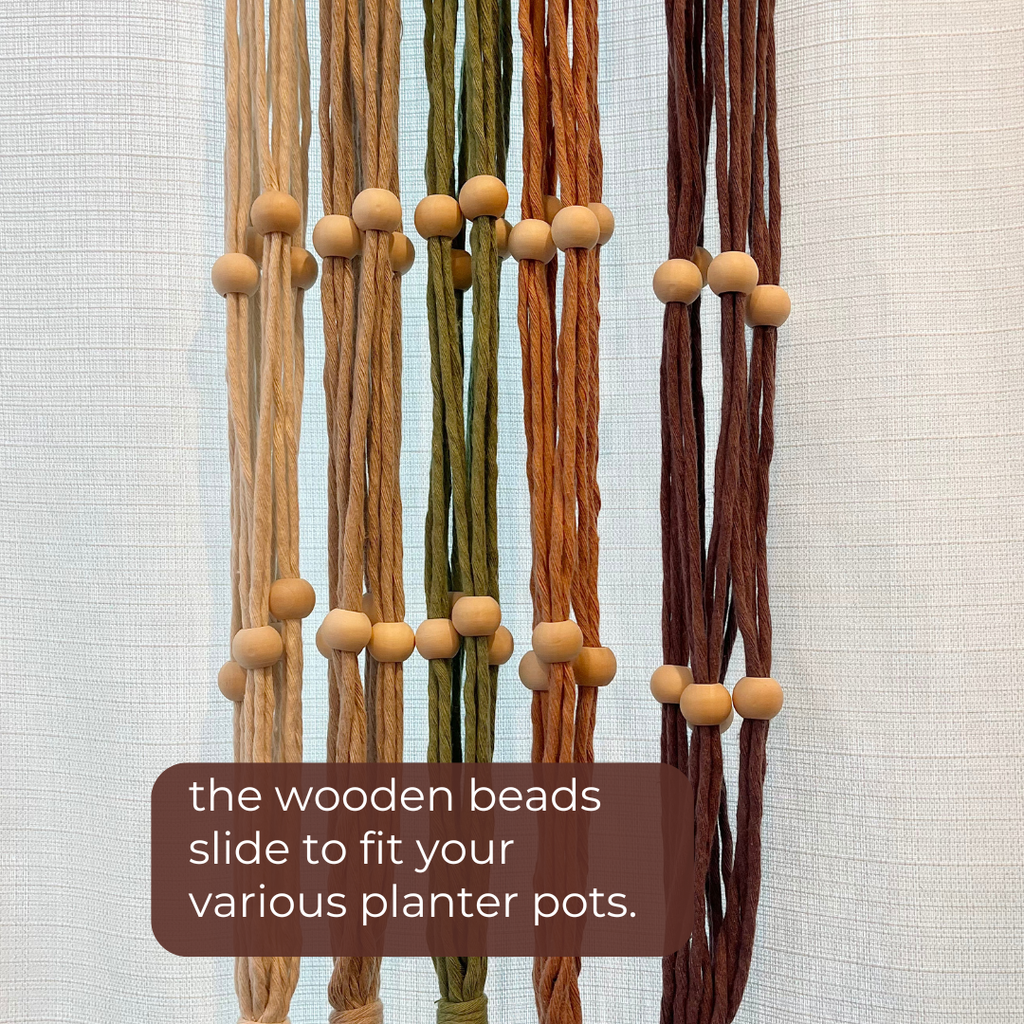 Macrame Plant Hanger | ADJUSTABLE