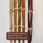 Macrame Plant Hanger | ADJUSTABLE