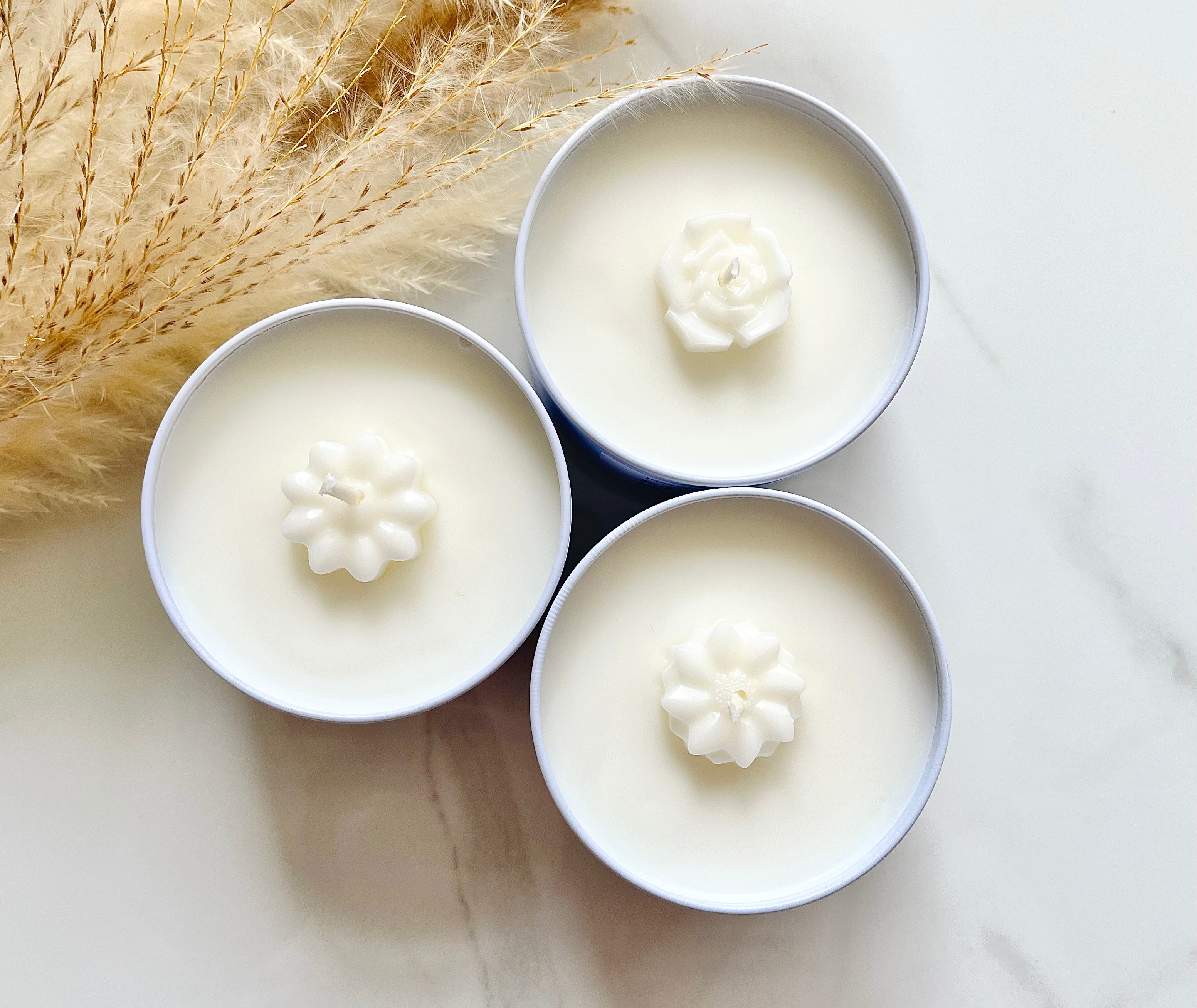 Midnight Blossom: Coconut + Soy Wax Candle | Travel Tin
