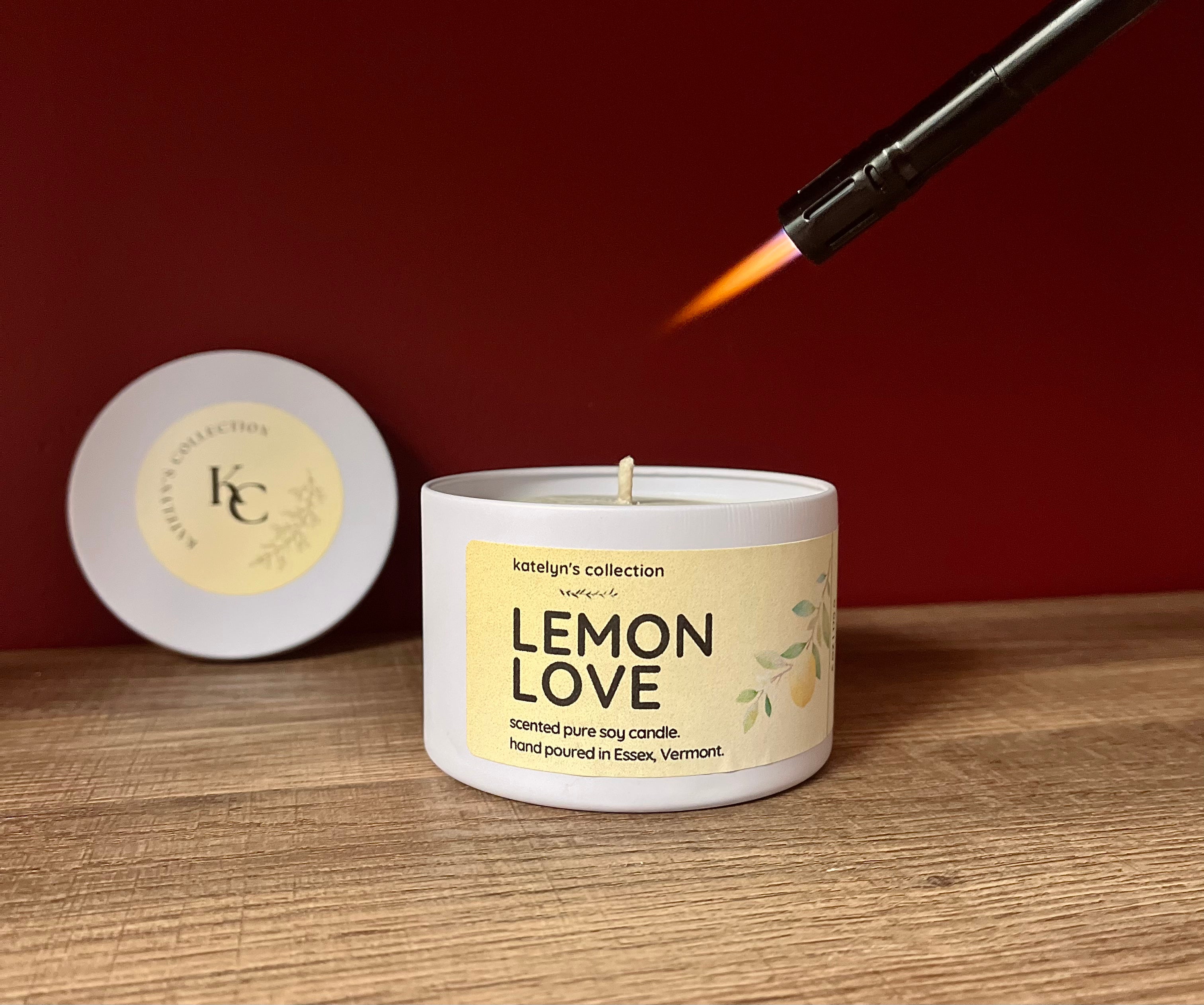 Lemon Love: Pure Soy Wax Candle | Travel Tin